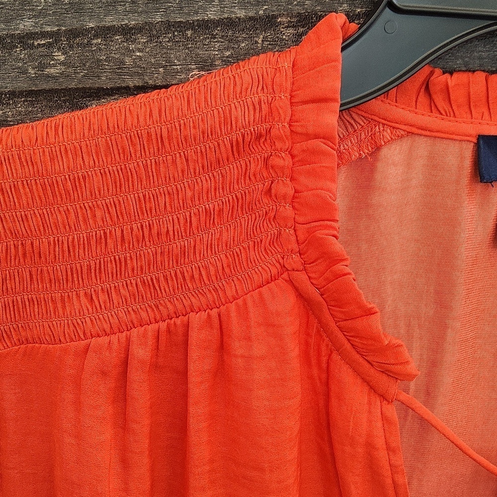 RACHEL Rachel Roy Orange Blouse Size Large - Picture 5 of 8
